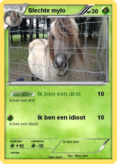 Pokemon Slechte mylo