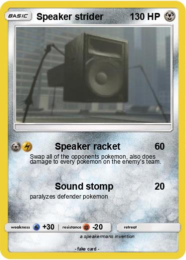 Pokemon Speaker strider