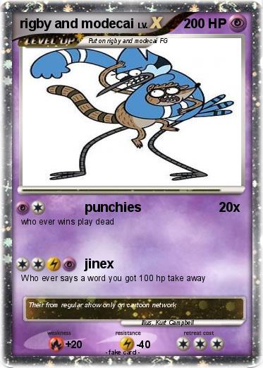 Pokemon rigby and modecai Pokemon rigby and modecai