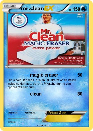 Pokemon mr.clean