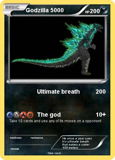 Pokemon Godzilla 5000