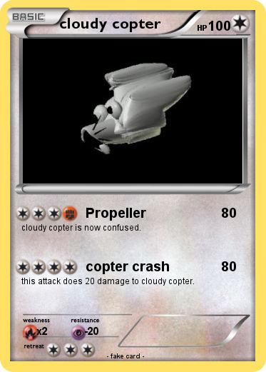 Pokemon cloudy copter