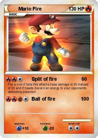Pokemon Mario Fire