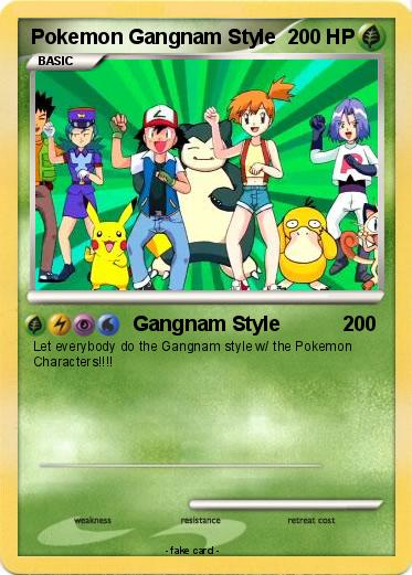 Pokemon Pokemon Gangnam Style