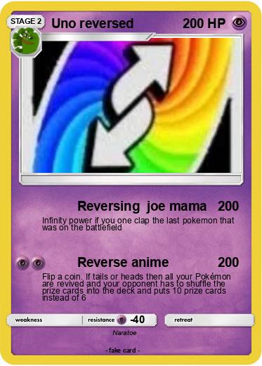 Pokemon Uno reversed