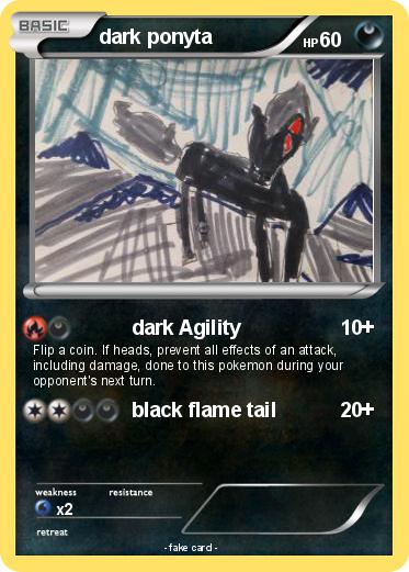 Pokemon dark ponyta