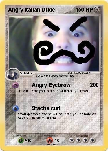 Pokemon Angry Italian Dude