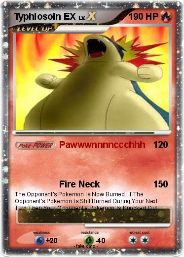 Pokemon Typhlosoin EX