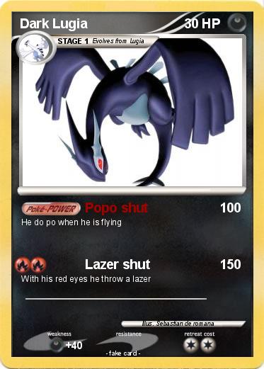 Pokemon Dark Lugia