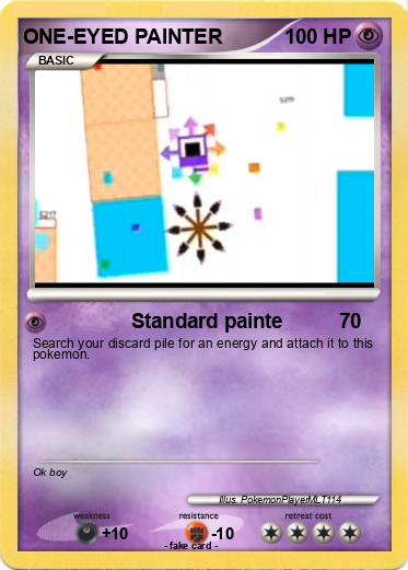 Pokemon ONE-EYED PAINTER