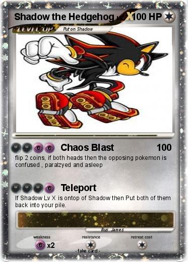 Pokemon Shadow the Hedgehog