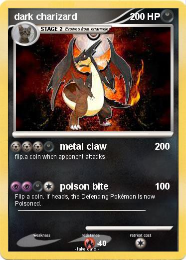 Pokemon dark charizard