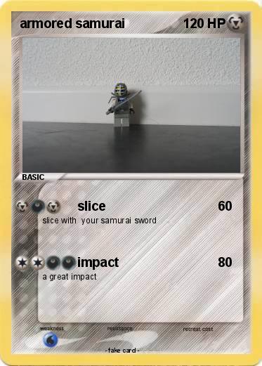 Pokemon armored samurai