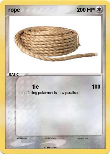 Pokemon rope