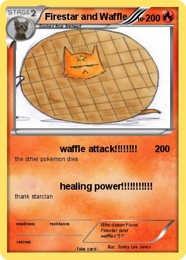 Pokemon Firestar and Waffle