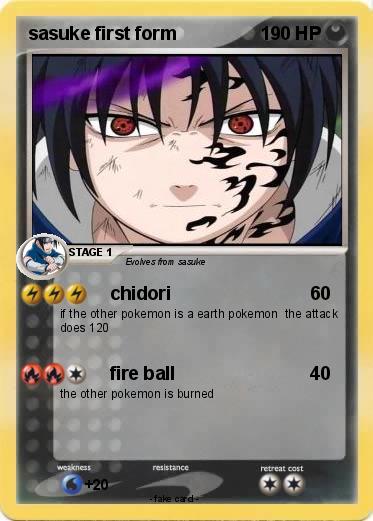 Pokemon sasuke first form