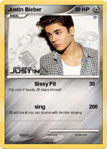 Pokemon Justin Bieber