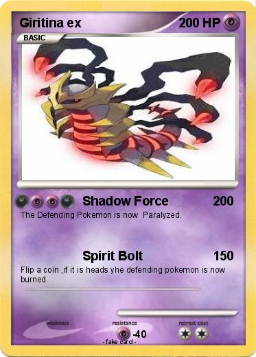 Pokemon Giritina ex