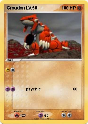 Pokemon Groudon LV.56