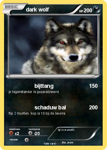 Pokemon dark wolf
