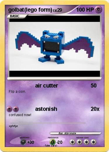 Pokemon golbat(lego form)