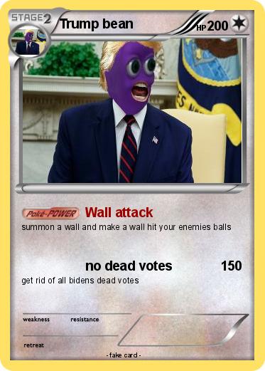 Pokemon Trump bean