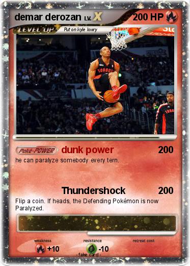 Pokemon demar derozan