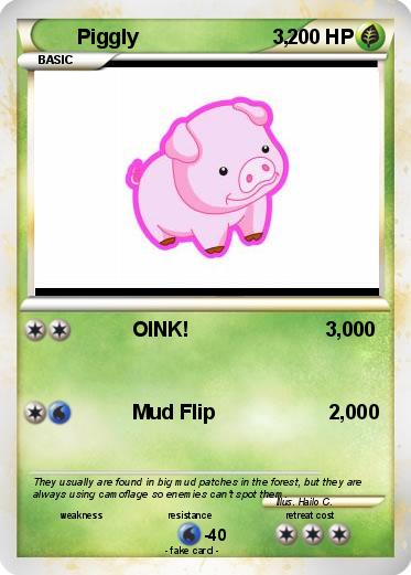 Pokemon Piggly                        3,
