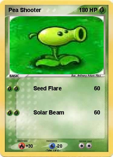 Pokemon Pea Shooter