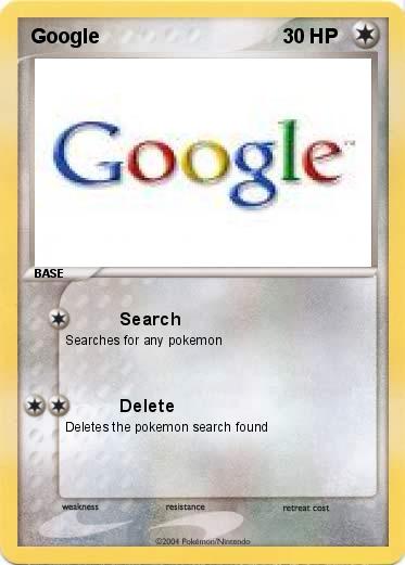 Pokemon Google