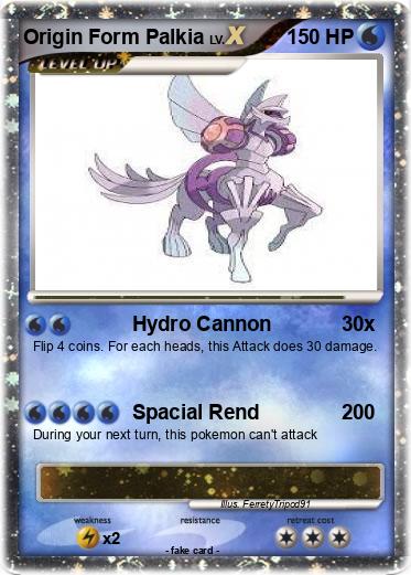 Pokemon Origin Form Palkia
