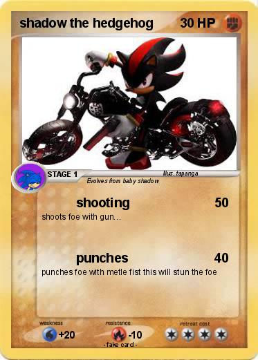 Pokemon shadow the hedgehog