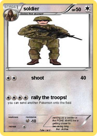 Pokemon soldier
