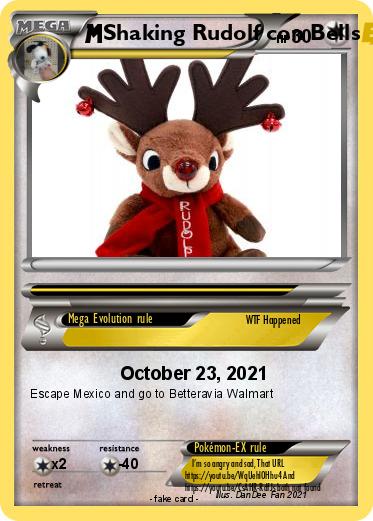 Pokemon Shaking Rudolf con Bells