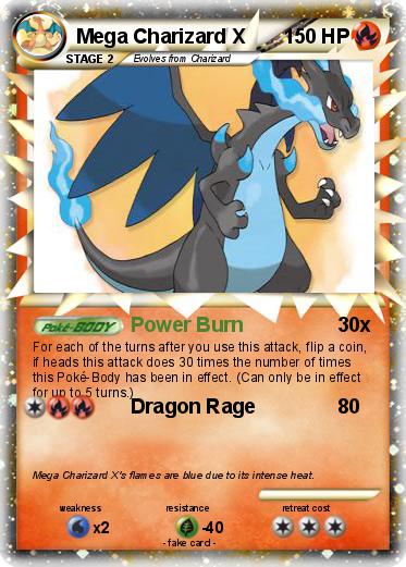 Pokemon Mega Charizard X