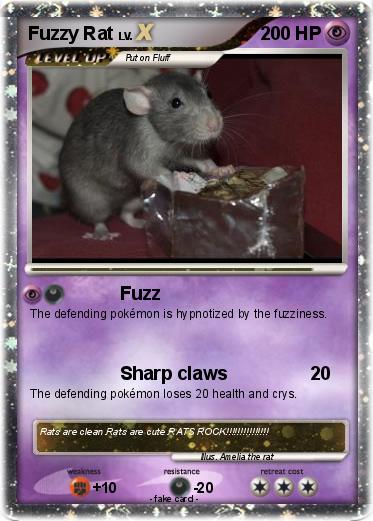 Pokemon Fuzzy Rat
