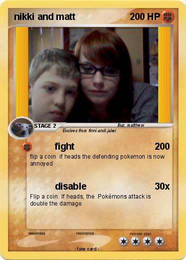 Pokemon nikki and matt