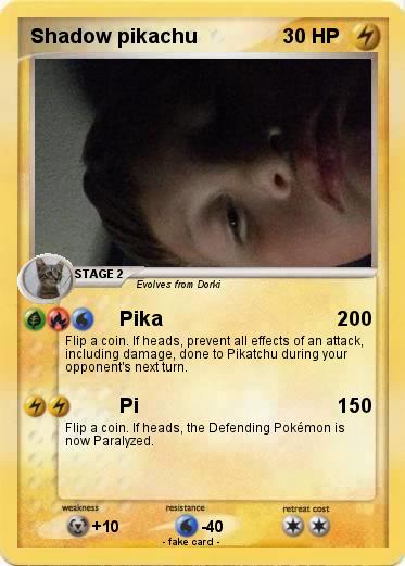 Pokemon Shadow pikachu