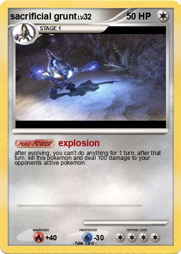 Pokemon sacrificial grunt