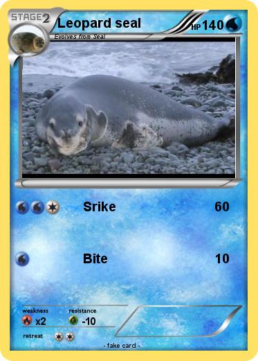 Pokemon Leopard seal