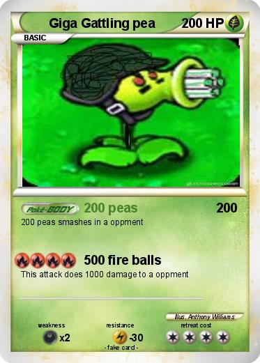 Pokemon Giga Gattling pea