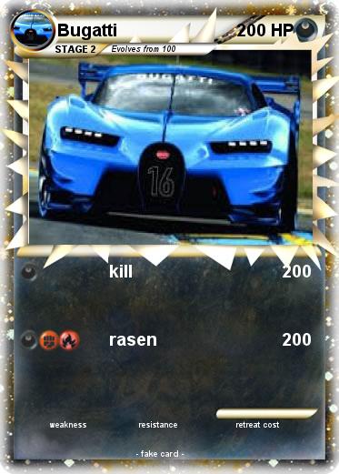 Pokemon Bugatti