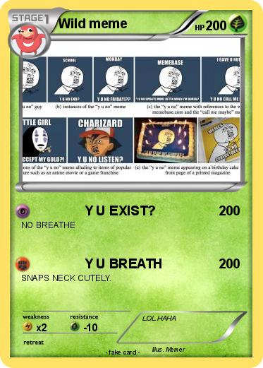 Pokemon Wild meme