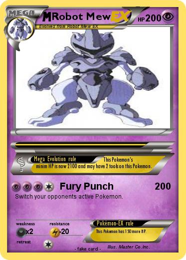 Pokemon Robot Mew Pokemon Robot Mew