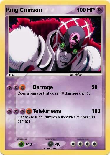 Pokemon King Crimson