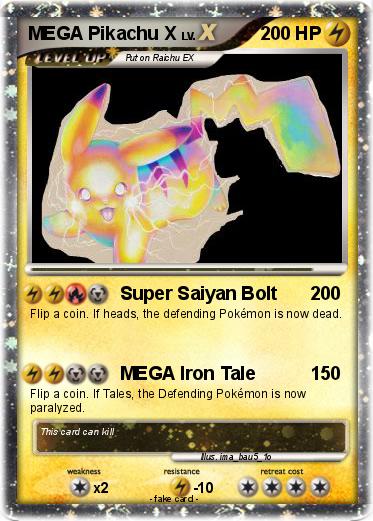 Pokemon MEGA Pikachu X