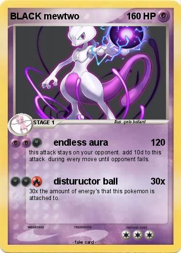 Pokemon BLACK mewtwo