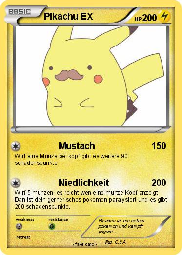Pokemon Pikachu EX