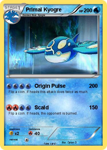 Pokemon Primal Kyogre