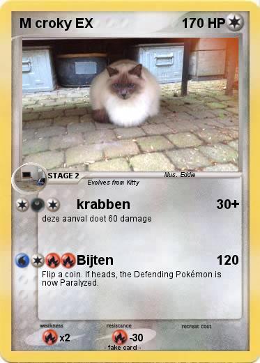 Pokemon M croky EX